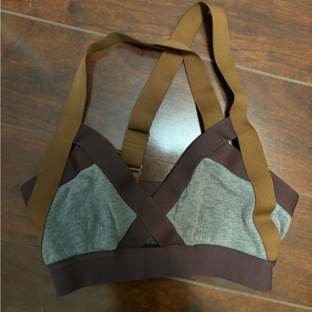 Aritzia Community Brown and Gray Women's Bralette